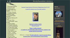 Desktop Screenshot of mkarasinski.pl